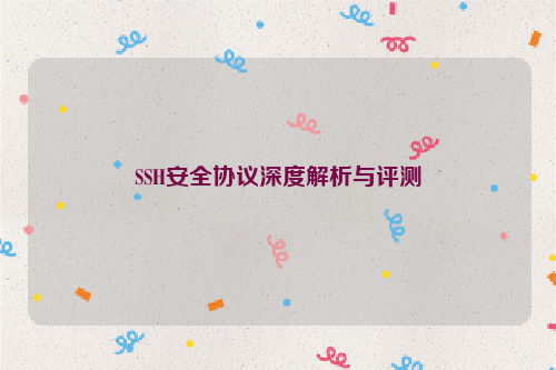 SSH安全协议深度解析与评测