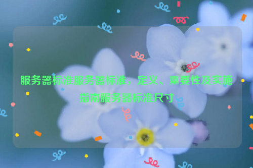 服务器标准服务器标准，定义、重要性及实施指南服务器标准尺寸