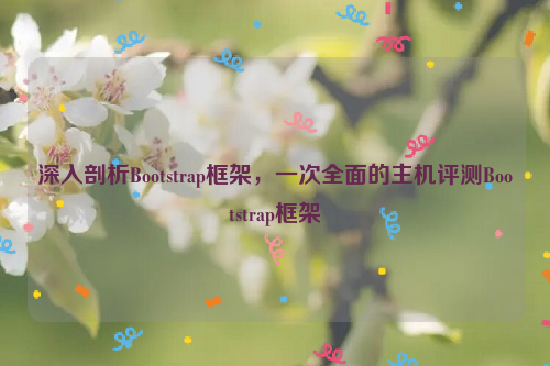 深入剖析Bootstrap框架，一次全面的主机评测Bootstrap框架