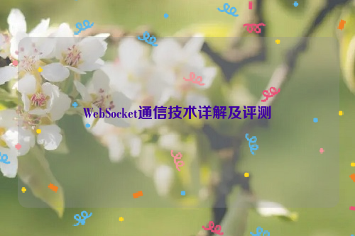 WebSocket通信技术详解及评测