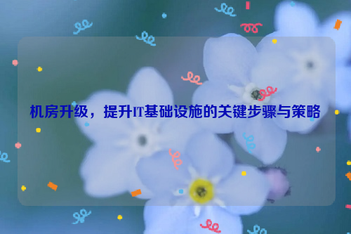 机房升级，提升IT基础设施的关键步骤与策略