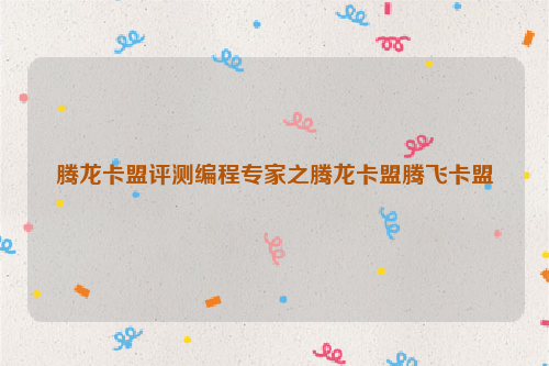 腾龙卡盟评测编程专家之腾龙卡盟腾飞卡盟