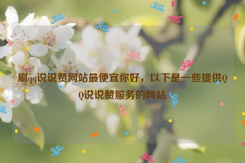 刷qq说说赞网站最便宜你好,以下是一些提供QQ说说赞服务的网站