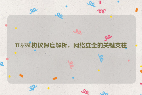 TLS/SSL协议深度解析，网络安全的关键支柱