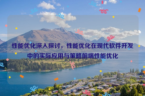 性能优化深入探讨，性能优化在现代软件开发中的实际应用与策略前端性能优化