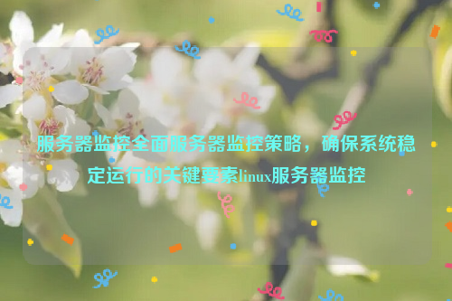 服务器监控全面服务器监控策略，确保系统稳定运行的关键要素linux服务器监控