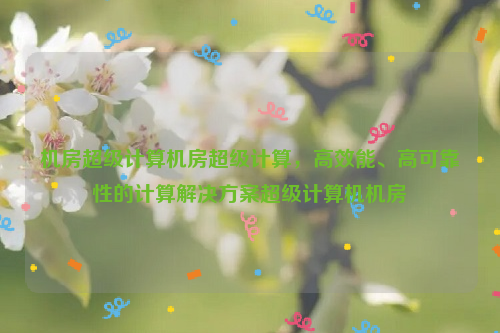 机房超级计算机房超级计算，高效能、高可靠性的计算解决方案超级计算机机房